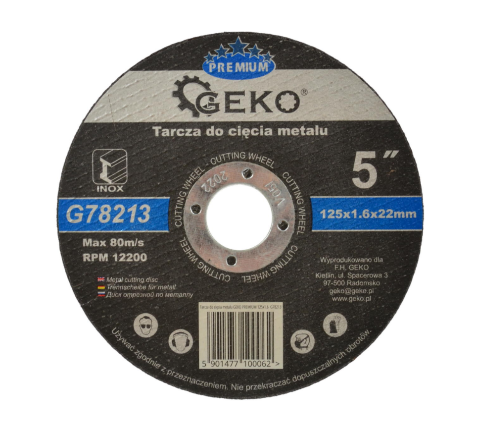 Vágókorong fémhez 125x1.6