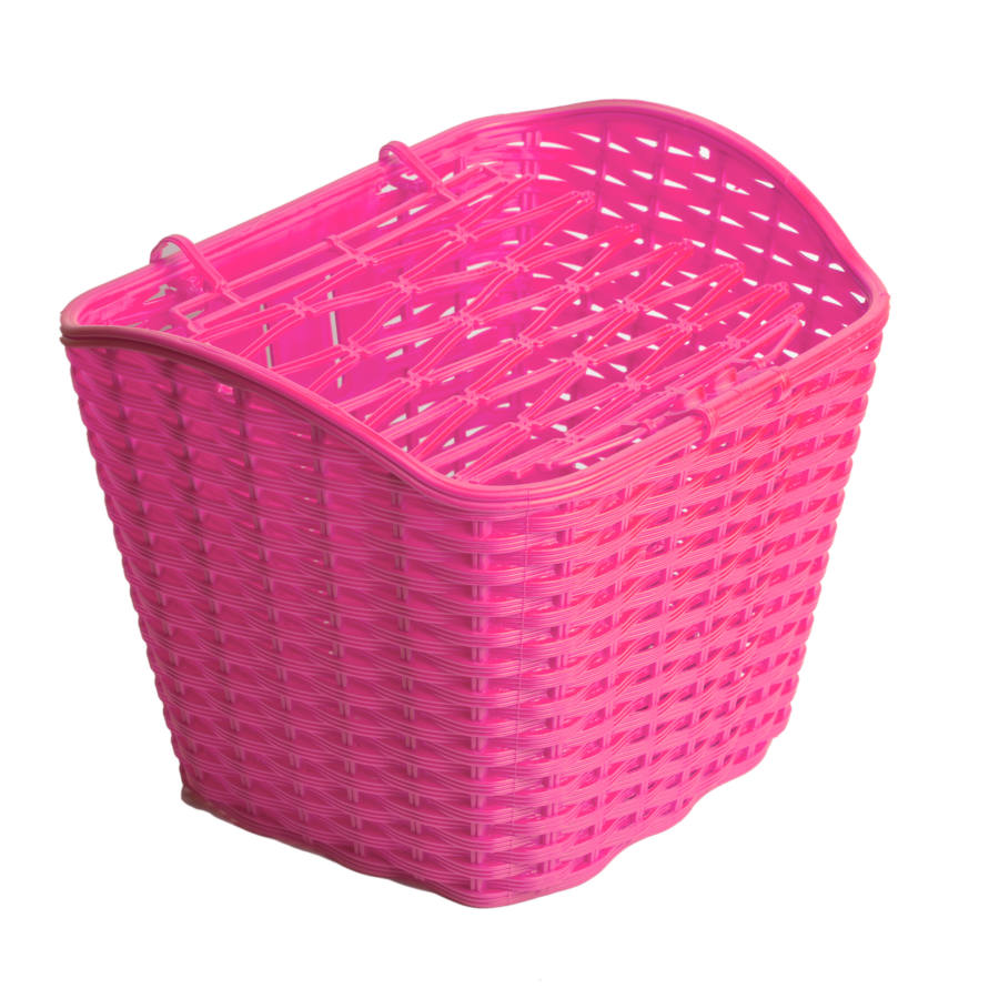 Kosár műanyag első pink