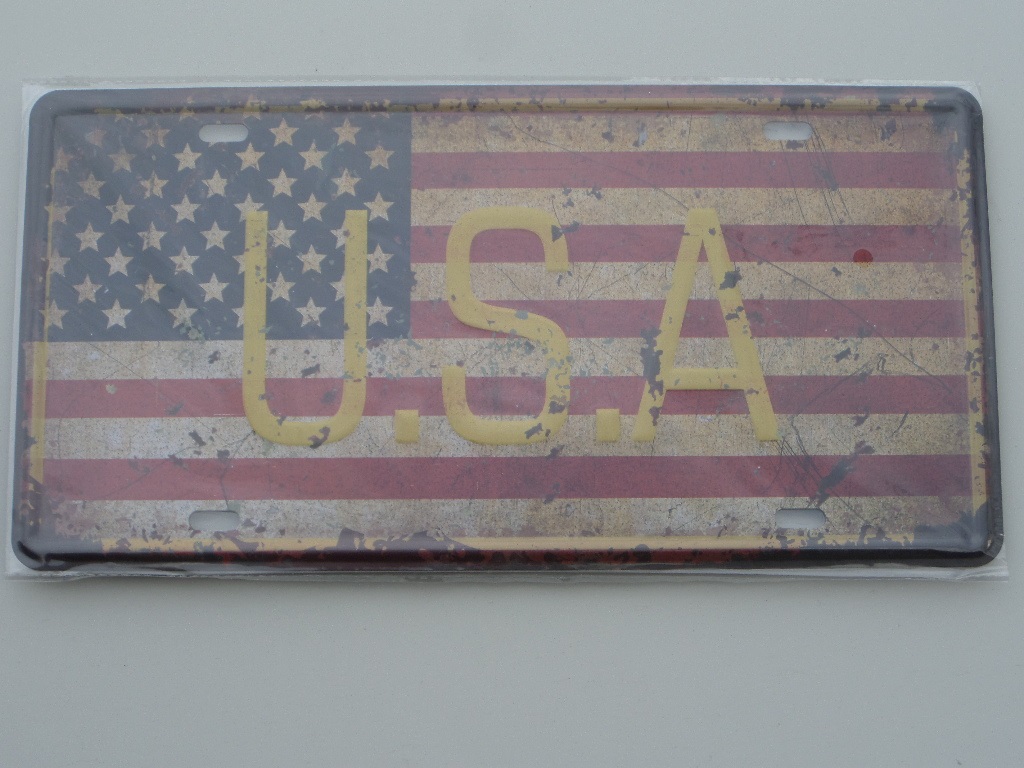 Fém dekor tábla (USA)